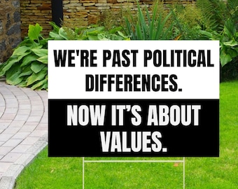 Political Yard Sign, Vote Yard Sign, Human Rights Sign, Hands Off Rally Sign, Democratic Yard Sign, Protest Signs, Democracy Yard Sign