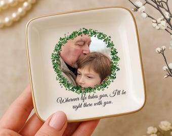 Family Memorial Trinket Dish, Loss of Loved Ones Sympathy Gift, Dad, Mom Grandma Grandpa Memorial gift, Remembrance Keepsake, Christmas Gift