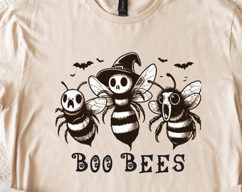 Boo Bees Halloween T-Shirt, Boo Bees Shirt, Halloween Tee,Boo Bees Couples Halloween, Ghost Bees Shirt