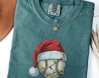 Christmas Baseball  Santa Shirt, Christmas Sport Lover Shirt,Christmas Baseball Player Shirt, Christmas Game Day Shirt, Baseball League 2025