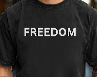 Comfort Colors® Freedom Shirt, Freedom Shirt, Justice For Charlie, Patriotic Civil Rights Tee, Activist Graphic Shirt