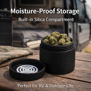 Dry Seal Container V2. ( Silica Basket in the lid of the container)