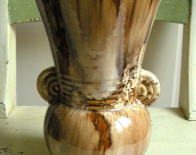 Vintage Mccoy Brush Onyx Vase No 527 Etsy