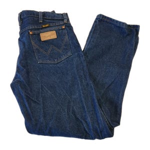 VTG Wrangler Jeans Men 32x30 Western Cowboy Rugged Rancher Rodeo 13MWZPW Farmer image 1