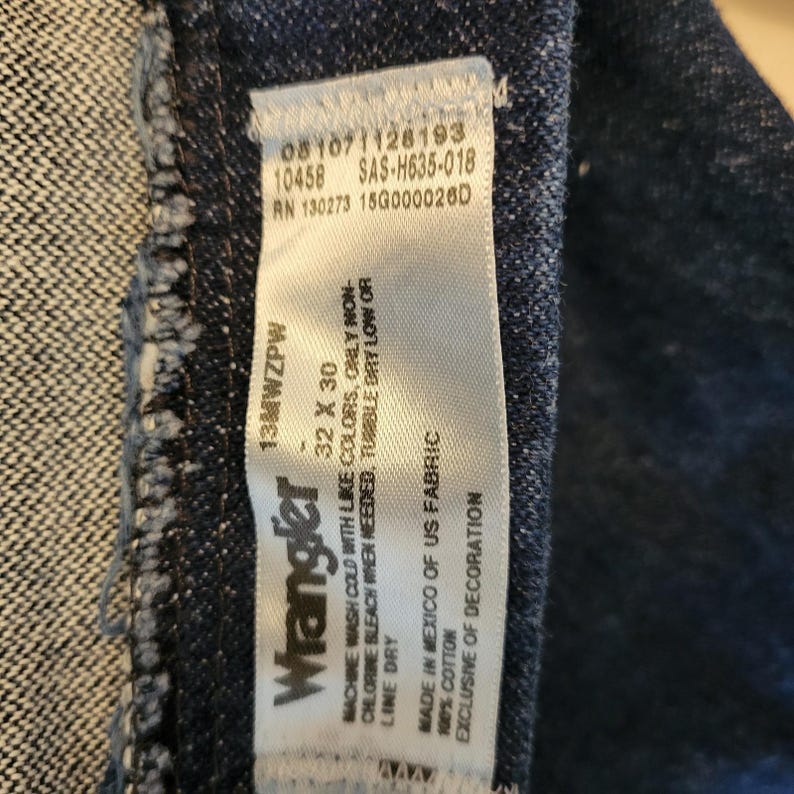 VTG Wrangler Jeans Men 32x30 Western Cowboy Rugged Rancher Rodeo 13MWZPW Farmer image 5
