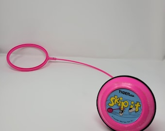 Skip It Tiger Toys Rare Color Vintage 1988 Pink Skip It Tiger Toy Collectible