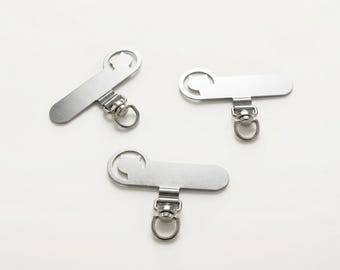 Cat Head Metal Phone Strap Insert, Swivel Connector, Charging-Friendly，Easy to Switch Phone straps