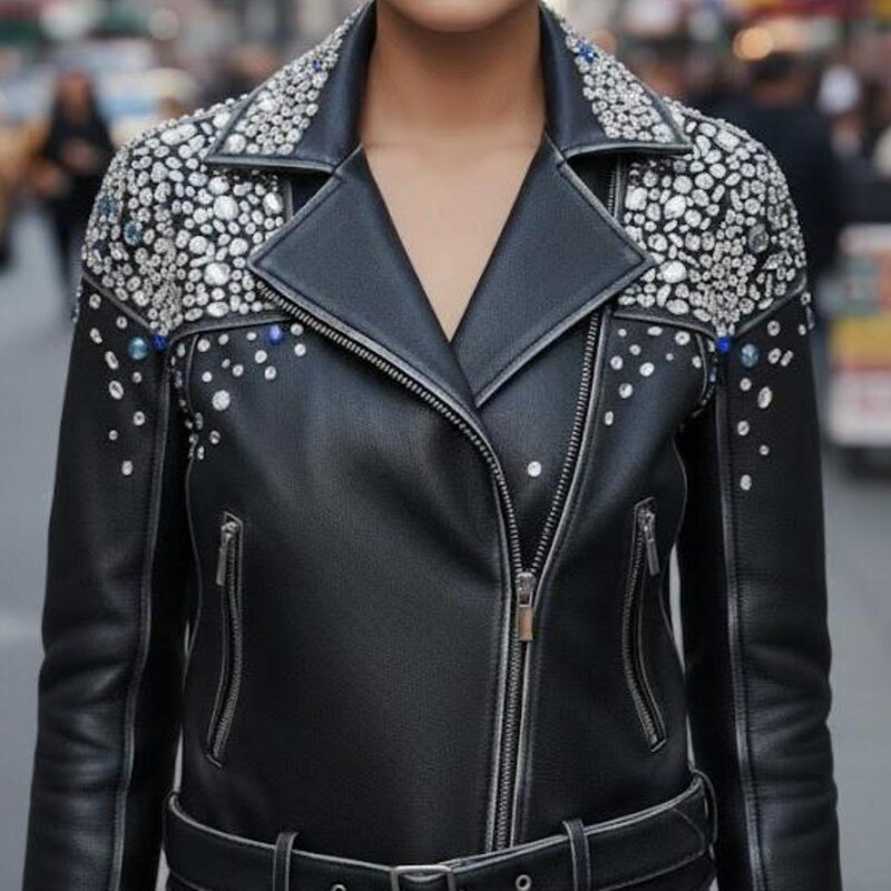Rhinestone Jacket - Etsy