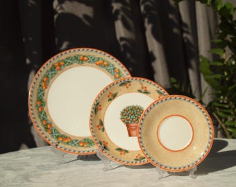 Conjunto de jantar Villeroy & Boch Switch 4, 28 peças em porcelana para 4 pessoas + pratos extras, design mediterrâneo Gallo para combinar, Portugal