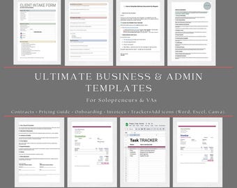 Modelos de Assistente Virtual | Kit Inicial de Negócios VA | Integração de Clientes, Fatura, Contrato
