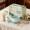 NEW Macha Whisk Set Ceramic Relief Mountain Matcha Bowl Matcha Set Matcha Bowl Beverage with Spout product logo