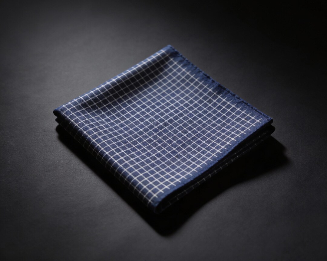 Checked Handkerchief Luxury Check Handkerchief for Men Set of 3, Soft Cotton Plaid Pocket ...