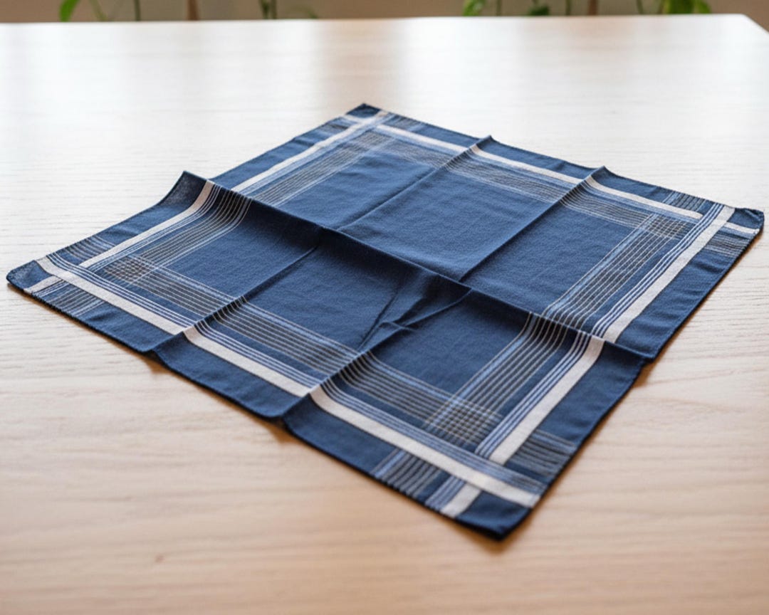 Checked Handkerchief Set of 3 Assorted Plain Check Handkerchiefs for Men , Plaid Hankies ...