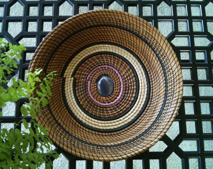 Pine Needle Sweetgrass Basket Award Winning Etsy