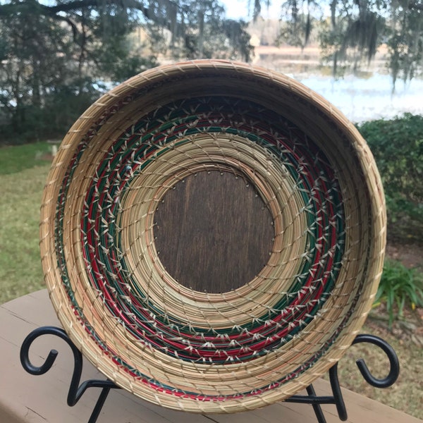 Pine Needle Basket Etsy