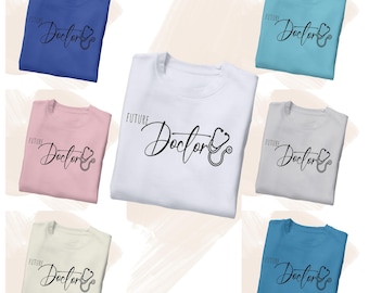 Zukünftiger Doktor T-Shirt: MedizinStudent Geschenk, Bella + Canvas Tee