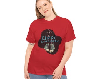 Women’s Clothes Chaos Coordinator Tee Funny Cotton Graphic Shirt