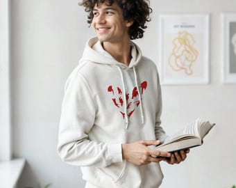 Abstract Art Apparel Kollektion (klassischer Unisex Pullover | Gildan® 18500) - "Shattered Heart"