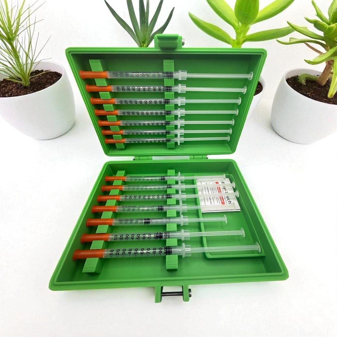 Preloaded Syringe Storage Case Holds 14 Syringes for Botox, Filler, Trt ...