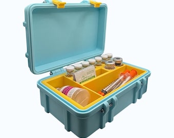 Peptide Vial Storage, Syringe Holder, Case Organizer