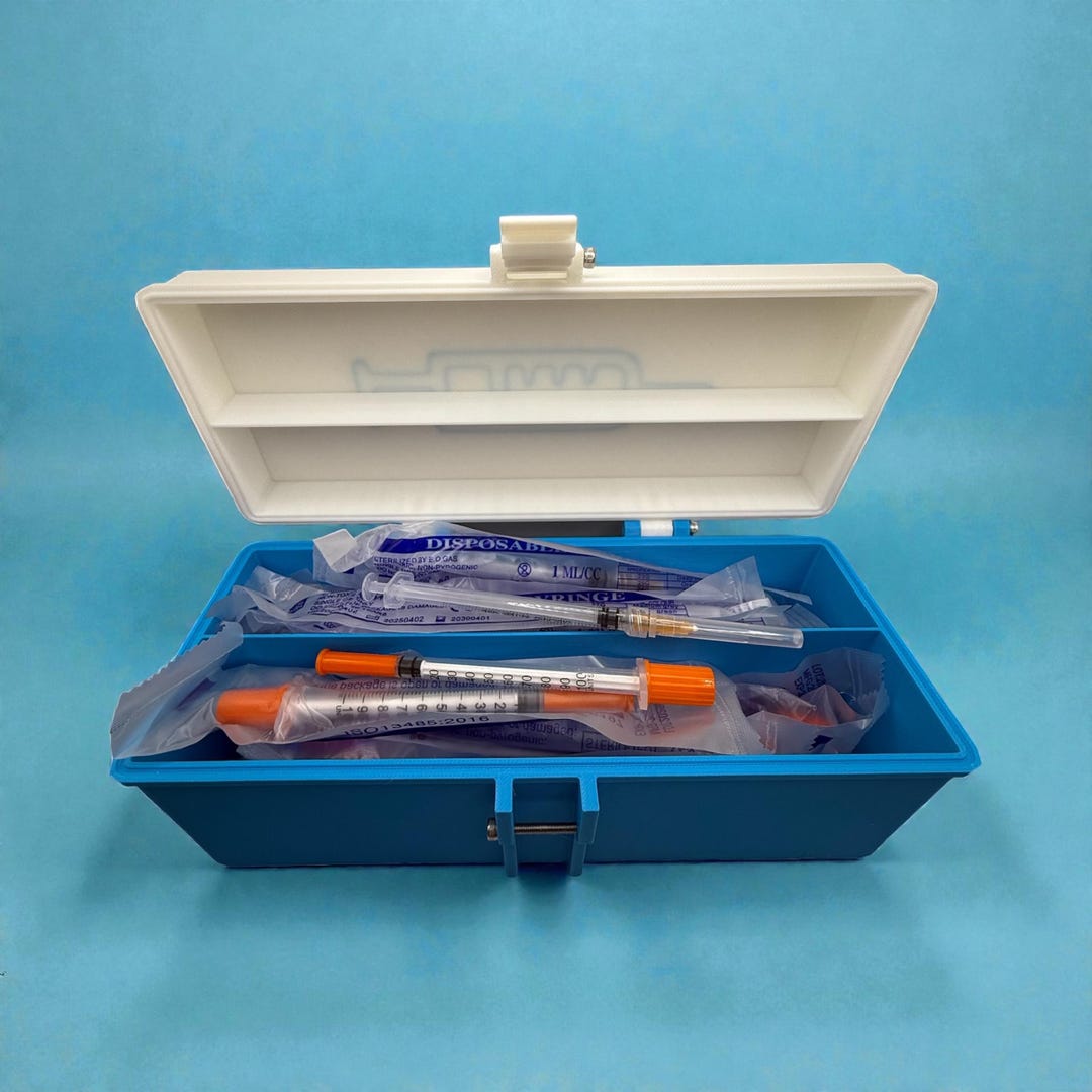 Syringe Holder Storage – Holds up More Than 15 Preloaded or New ...