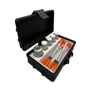 Peptides vial and 0.5ml syringes storage box– customizable 3ml vial organizer