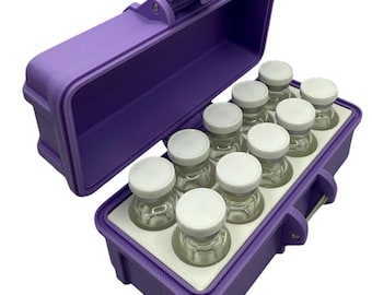 3ml Vial Storage Case, Portable Peptide Travel Organizer, 3D Printed PLA+