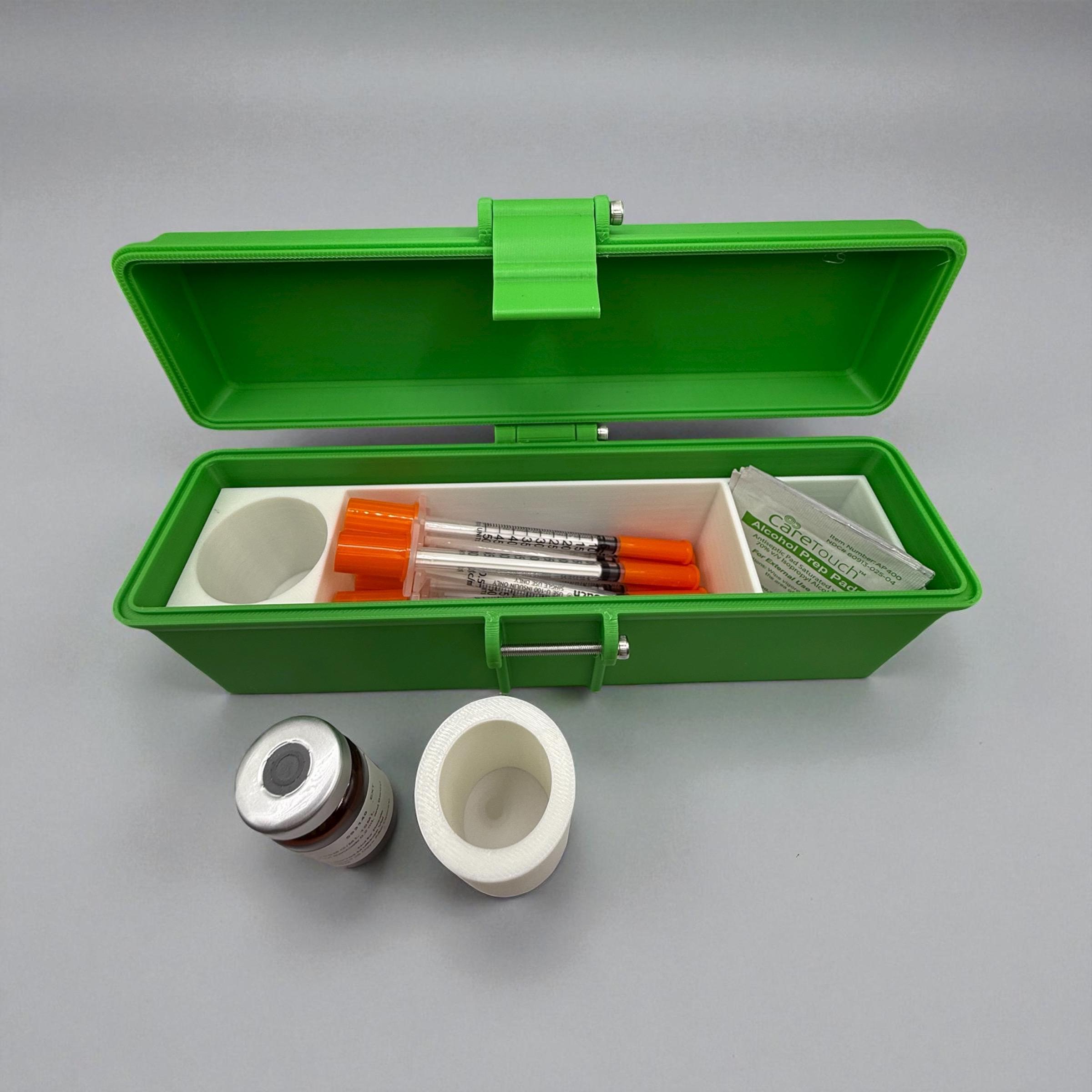 TRT HRT Case Storage Box Vial Holder for 10ml Vial for Syringes