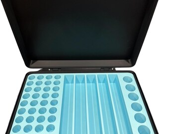 Prefilled Syringe Storage Case | 5 Slot Organizer | 3ml 5ml 10ml Vial Holder | Peptide Storage Box