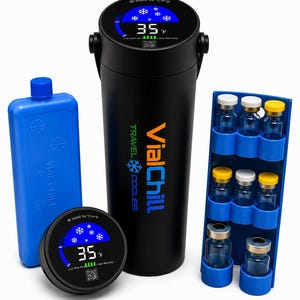 Glp 1 Vial Travel Cooler Case