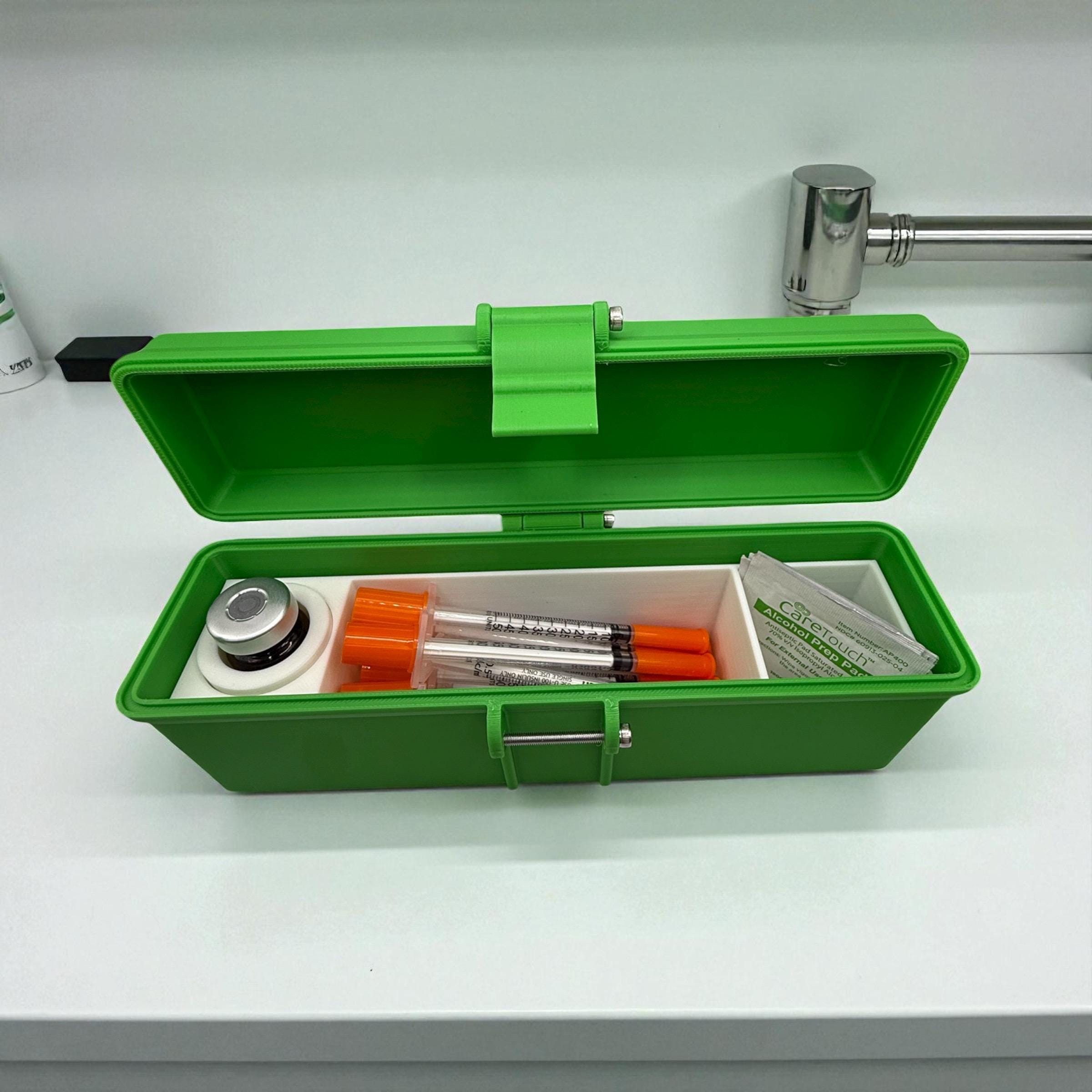 TRT HRT Case Storage Box Vial Holder for 10ml Vial for Syringes