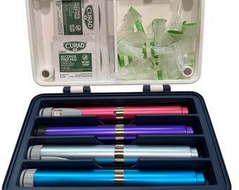 Peptide Pen  Storage Holder Supply with lid storage