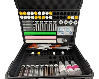 Peptide & Vial Storage Case Organizer – Pen And Cartridge Case Holder, Large Capacity Multiple Vials, Syringes and Supplies