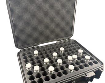 Vial Storage Case Large Capacity Peptide Storage Container  For 3ml  VAULTFORGE 96
