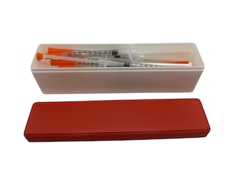 Syringe storage case – holds up to 10 preloaded syringes