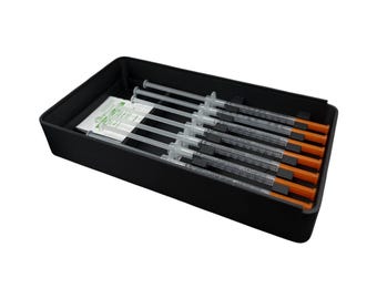 Syringe Storage Case Preloaded| Insulin, Peptides, Travel Organizer Prefilled