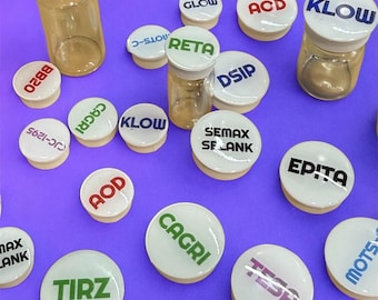 Vial Caps identification for 3ml 5ml 10ml 30ml Peptides Vial 14 caps