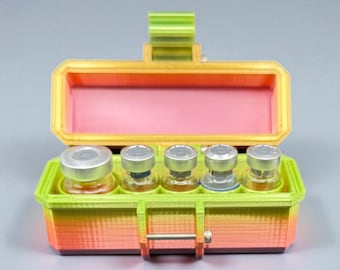 Peptide case Storage Box For Travel: 5ml and 3ml vials, 3d printed organizer