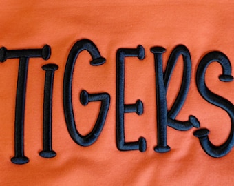 Tigers Puff Embroidery Files, 3d Embroidery, Tigers Foam Embroidery Design