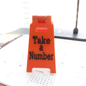 3D Printed Mini Desk Sign, Funny Office Decor, Coworker Gift, Gag gifts