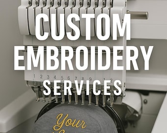 Custom Embroidery Digitizing Service,