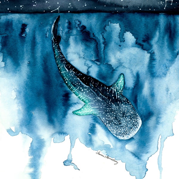 Whale Shark Constellations- Print