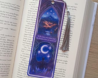 Night Court Bookmark: Velaris Rhysand ACOTAR Fantasy Art