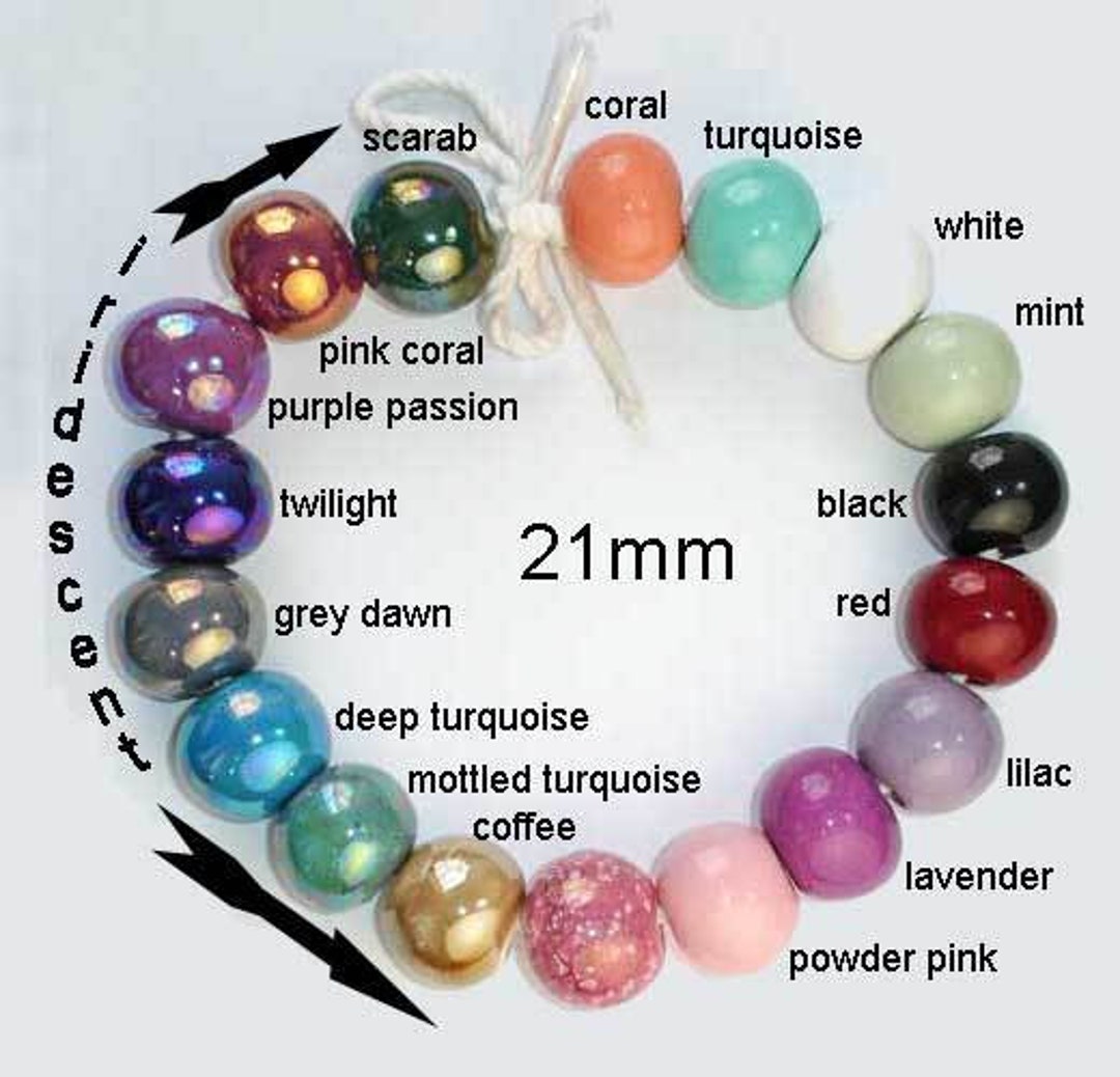 Iridescent Crystal Beads - Style#10 - 99ft. Roll (CUSTOMER FAVORITE!)