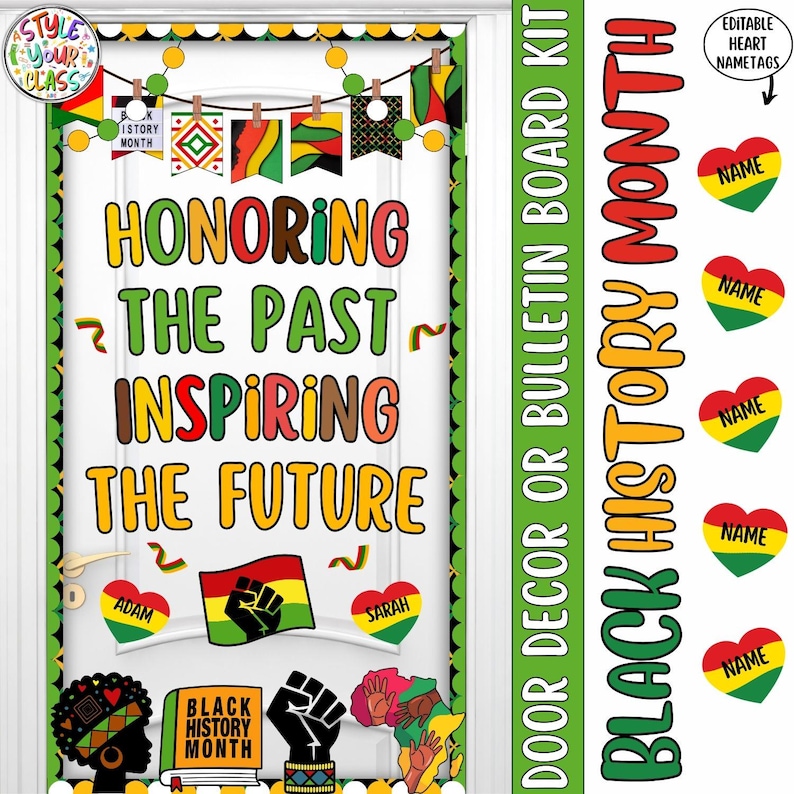 Honoring the Past, Inspiring the Future: Black History Month Door Decor ...