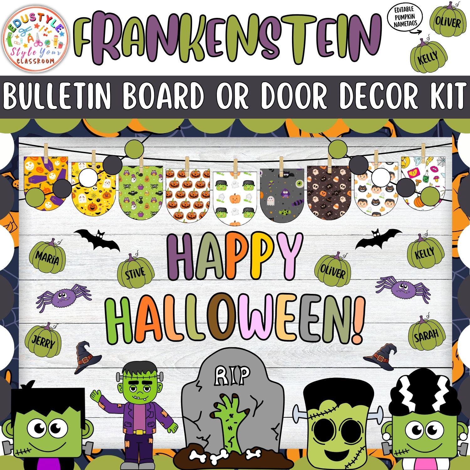 Frankly, We Love Learning!: Frankenstein Halloween Bulletin Board or ...