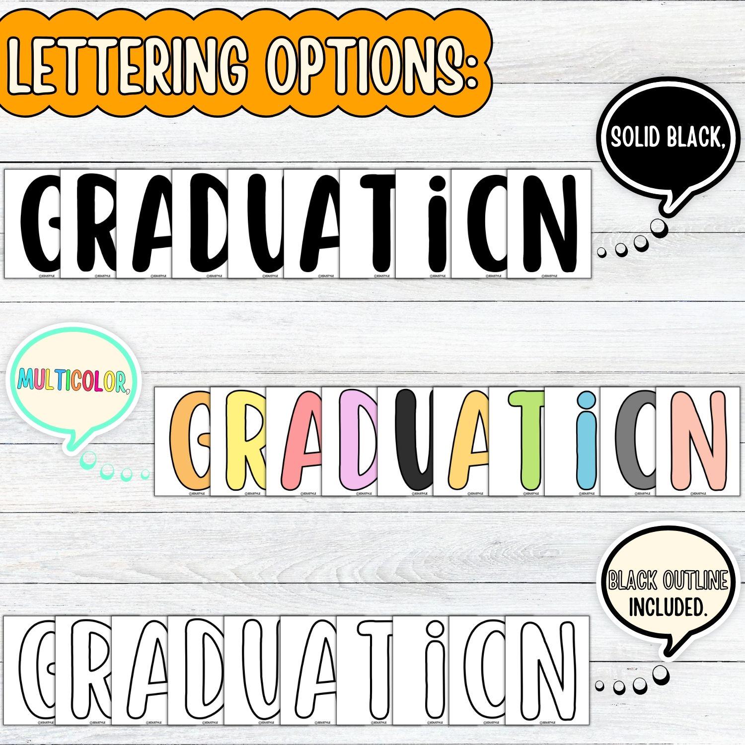 Class of 2026!: Graduation Bulletin Board or Door Decor Kit | Slide ...