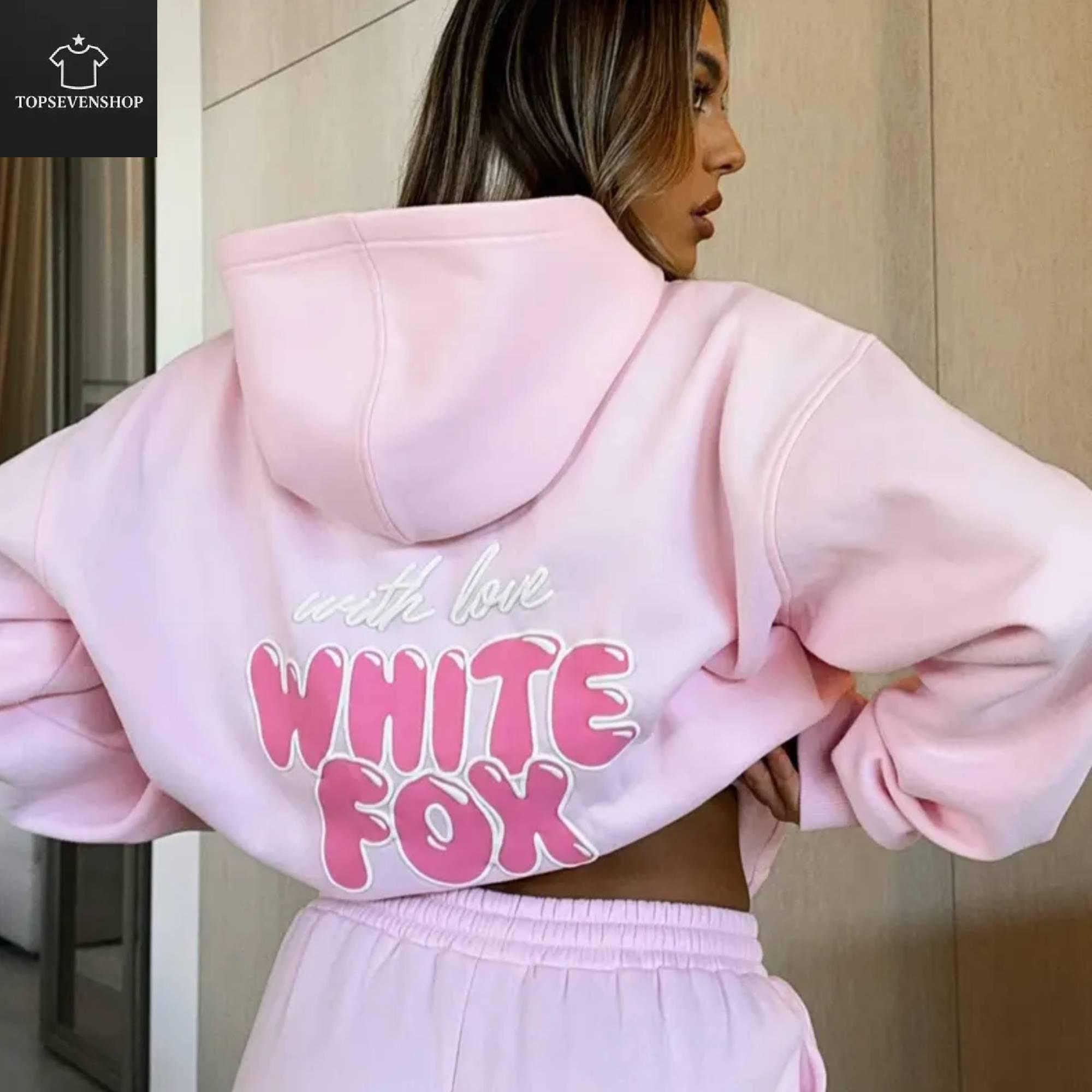 Hoodie white fox - Etsy 日本