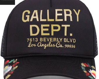 Gallery Dept Trucker Hat Cotton Mesh Unisex Adjustable Cap