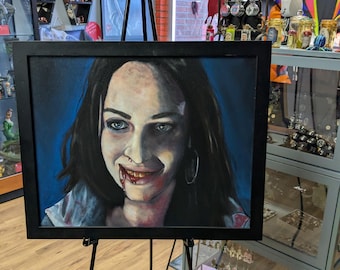 Jennifer's Body 16x20 painting framed